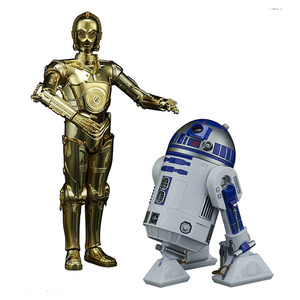 스타워즈 C-3PO &amp; R2-D2 라스트제다이 1:12 반다이 프라모델